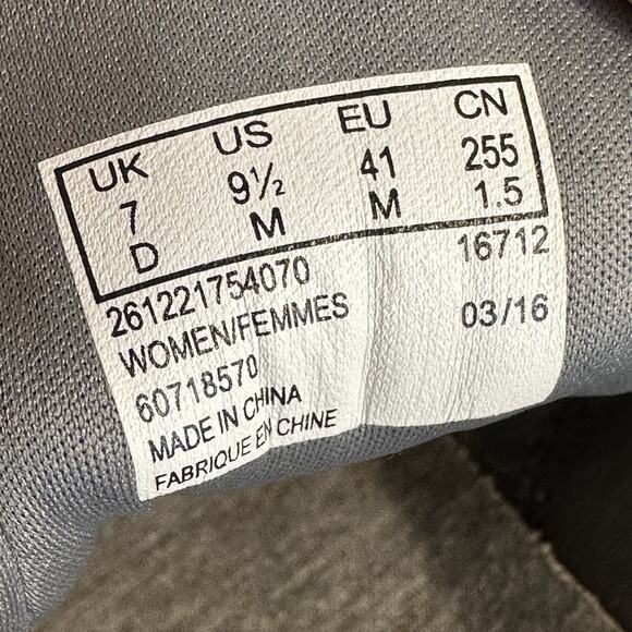 Clarks SILLIAN EMMA Womens Size 9.5 Blue Mesh Suede Sneakers Shoes Oxfords Flats - Picture 10 of 10